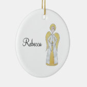 Aanpasbare engel keramisch ornament (Rechts)