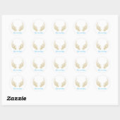 AANPASBARE ENGELENVLEUGELS RONDE STICKER (Vel)