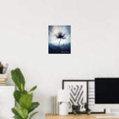 Aanpasbare Eterische Bloemposter Poster (Thuiskantoor)