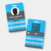 Aanpasbare evenementbadge-ID Badge (Voor- en achterkant)