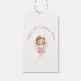 Aanpasbare Fairy Happy Birthday Cadeaulabel