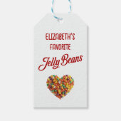 Aanpasbare Favoriete Jelly Beans Cadeaulabel (Voorkant)