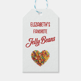 Aanpasbare Favoriete Jelly Beans Cadeaulabel