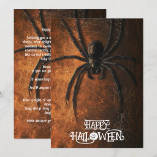 Aanpasbare Fijne Halloween Reuzen Spin Kaart