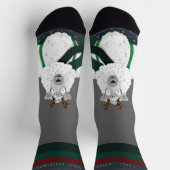 Aanpasbare “Fleece Navidad” Schaap Grappig Leuk Gr Sokken (Top)
