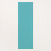 Aanpasbare Fleur de Lis op Teal Turquoise Yogamat (Achterkant)