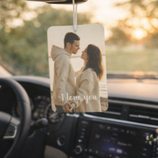 Aanpasbare foto 'Ik hou van jou' Valentijnsdag Luchtverfrisser