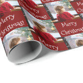 Aanpasbare Foto Prettig Kerstfeest Maak Je Eigen Cadeaupapier (Rol Hoek)