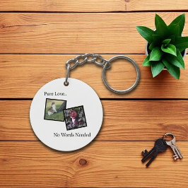 Aanpasbare Fotohanger voor Huisdieren Sleutelhanger