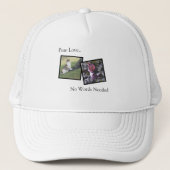 Aanpasbare Fotohoed voor Huisdierliefhebbers Trucker Pet (Voorkant)