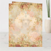 Aanpasbare Fotokaart - Witte Poodle Kaart (Achterkant)