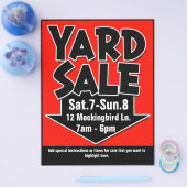 Aanpasbare GARDE VERKOOP flyer/poster Flyer (Enkel)