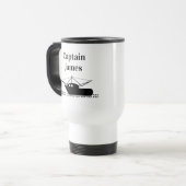 Aanpasbare garnalenvisser's reisbeker (Voorkant links)