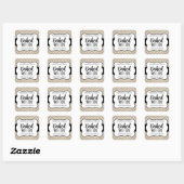 Aanpasbare Gebakken met Liefde Label HM012sqv1 (Vel)