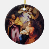 Aanpasbare Geboorte Keramisch Ornament (Voorkant)