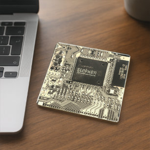 Aanpasbare gedrukte schakeling - Geek elektronisch Glazen Onderzetter