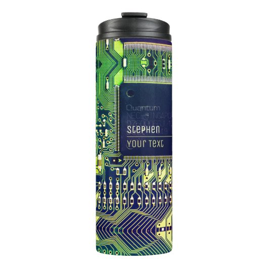 Aanpasbare gedrukte schakeling - Geek elektronisch Thermosbeker (Voorkant)