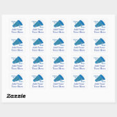 Aanpasbare Geef Een Schreeuw Uit Vierkante Sticker (Vel)