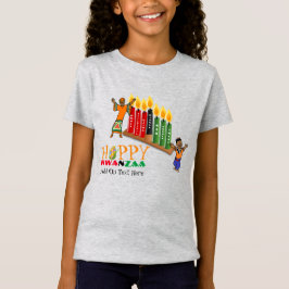 Aanpasbare Gelukkige KWANZAA 7 Principes T-shirt
