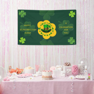 Aanpasbare Gelukkige St. Patrick's Day Evenement G Spandoek