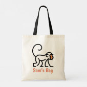 aanpasbare gepersonaliseerde kinderentotes tote bag (Achterkant)