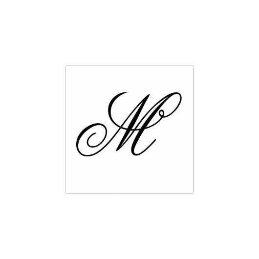 Aanpasbare Gepersonaliseerde Stijlvolle Monogram Rubberstempel (Afrduk)