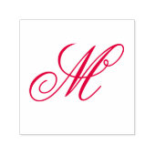 Aanpasbare Gepersonaliseerde Stijlvolle Monogram Zelfinktende Stempel (Design)