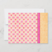 Aanpasbare Gerbera-Margriet-reactiekaart RSVP Kaartje (Achterkant)