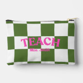 Aanpasbare geruite Teach Pouch Etui (Achterkant)