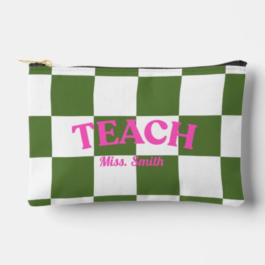 Aanpasbare geruite Teach Pouch Etui (Voorkant)