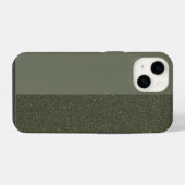 Aanpasbare gespleten textuur iPhone 14 hoes Hoesje (Achterkant horizontaal)