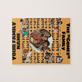 Aanpasbare gezinspuzzel legpuzzel