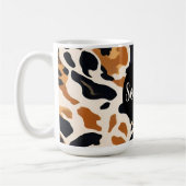 Aanpasbare Giraffeprint Koffiemok (Links)