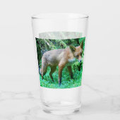 Aanpasbare Glasplaat met jonge vos | Wilde dieren Glas (Achterkant)