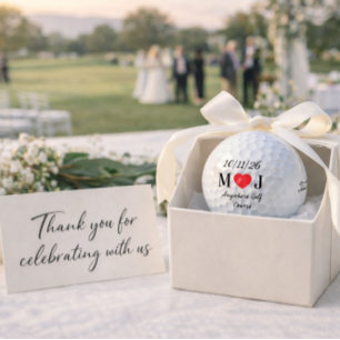 Aanpasbare golfbaan huwelijksgunsten geschenken golfballen