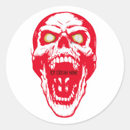 Aanpasbare Gothic schedel Sticker