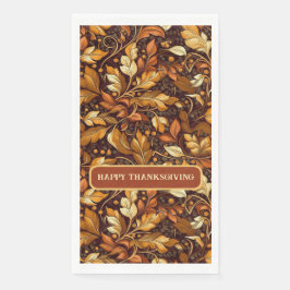 Aanpasbare Gouden Bladeren Servet