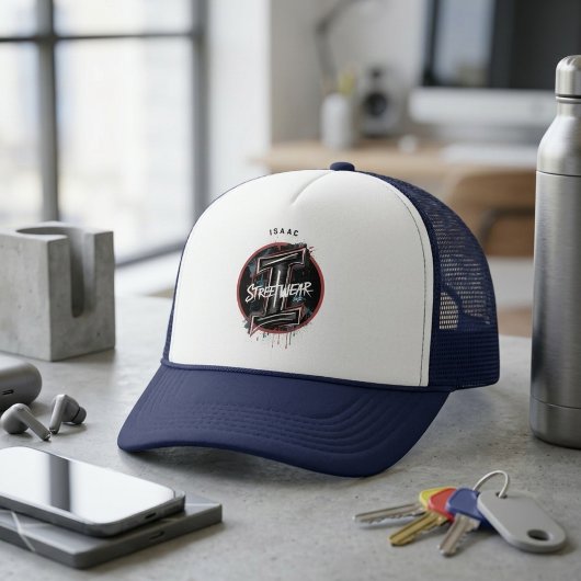 Aanpasbare Graffiti "I" Urbane Straatstijl Trucker Pet