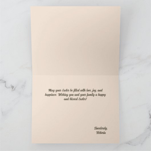 Aanpasbare grafische kaart voor Pasen 2023 (Binnen)