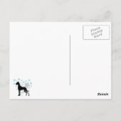 aanpasbare Great Dane-kaarten Briefkaart (Achterkant)