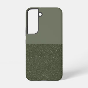 Aanpasbare groene duo-tint Galaxy S22 hoes Samsung Galaxy Hoesje