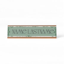 Aanpasbare Groene Wijnranken Naambord