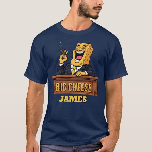 Aanpasbare Grote Kaas T-shirt (Voorkant)