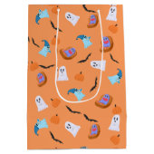 Aanpasbare Halloween-bedankcadeau Medium Cadeauzakje (Achterkant)