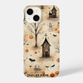 Aanpasbare Halloween Telefoon Case Gift, Herfst Se iPhone Hoesje (Achterkant)