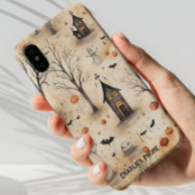 Aanpasbare Halloween Telefoon Case Gift, Herfst Se