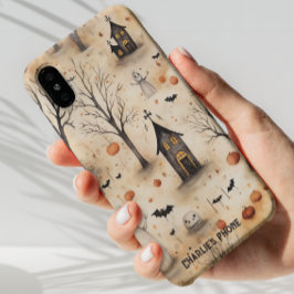 Aanpasbare Halloween Telefoon Case Gift, Herfst Se iPhone 14 Hoesje
