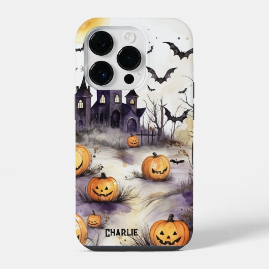 Aanpasbare Halloween Telefoon Case Gift, Herfst Se iPhone Hoesje (Achterkant)