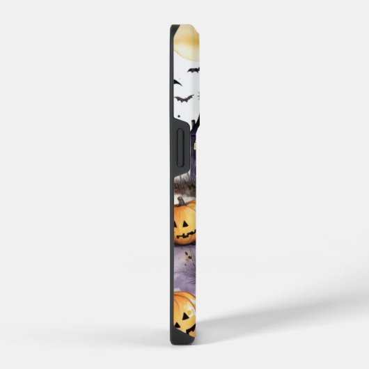 Aanpasbare Halloween Telefoon Case Gift, Herfst Se iPhone Hoesje (Rechterkant)