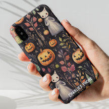 Aanpasbare Halloween Telefoon Case Gift, Herfst Se